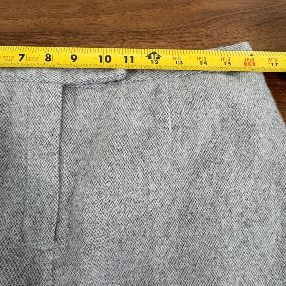 Lauren Ralph Lauren Women's Wool Angora Knee Length Pencil‎ Skirt Gray Size 14